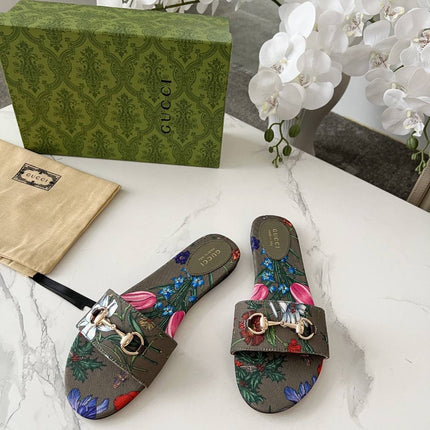 GC sandale floral Kaki