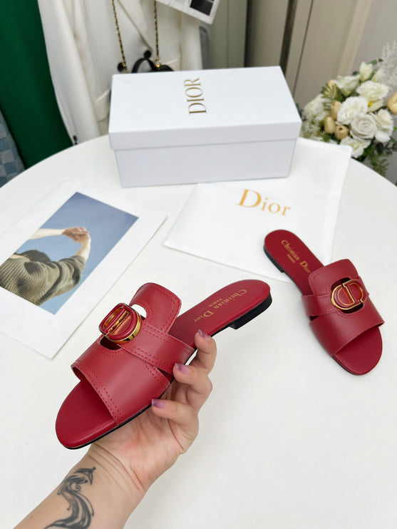 DC sandales rouge
