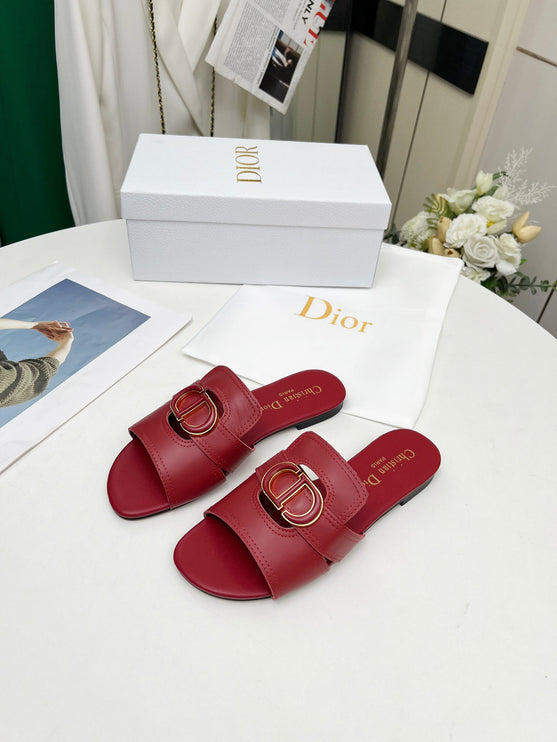 DC sandales rouge
