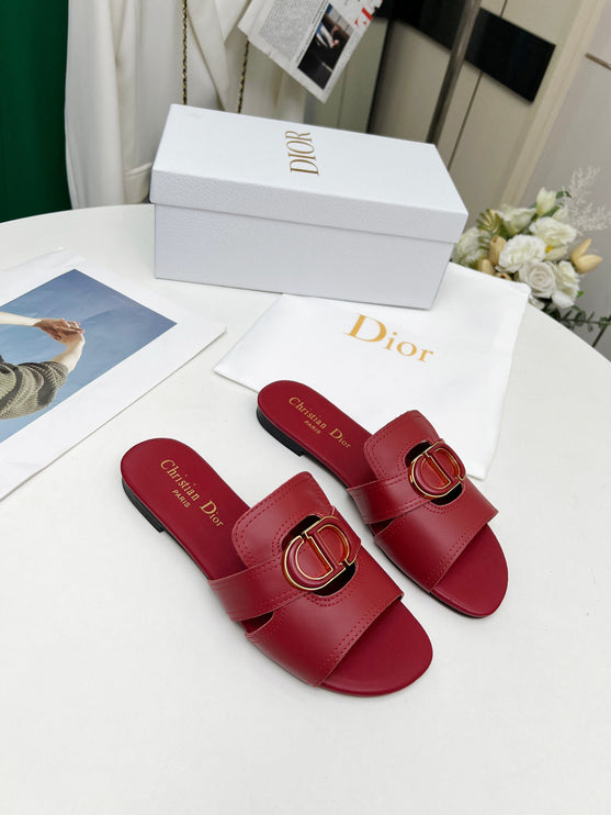 DC sandales rouge