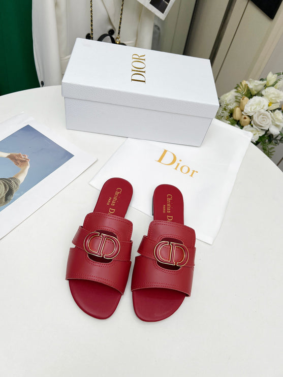 DC sandales rouge